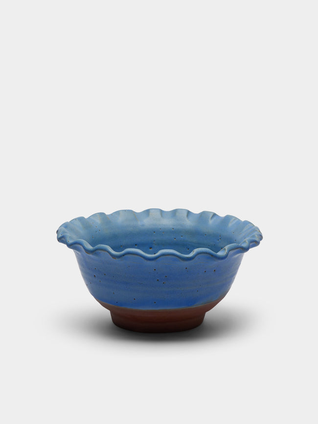 Perla Valtierra - Small Serving Bowl - Blue - ABASK - 