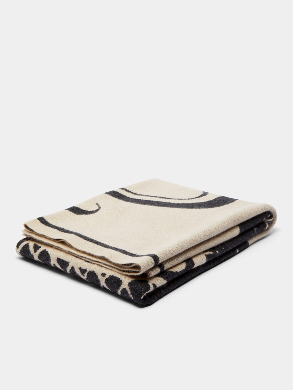 Saved NY - Serpents Apple Cashmere Blanket - Taupe - ABASK