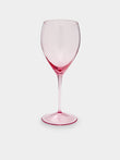 Moser - Optic Hand-Blown Crystal White Wine Glasses (Set of 2) - Pink - ABASK - 
