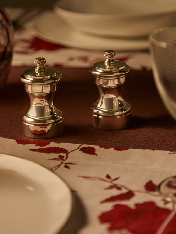 Chiarugi 1952 - Silver-Plated Brass Salt and Pepper Mill (Set of 2) -  - ABASK