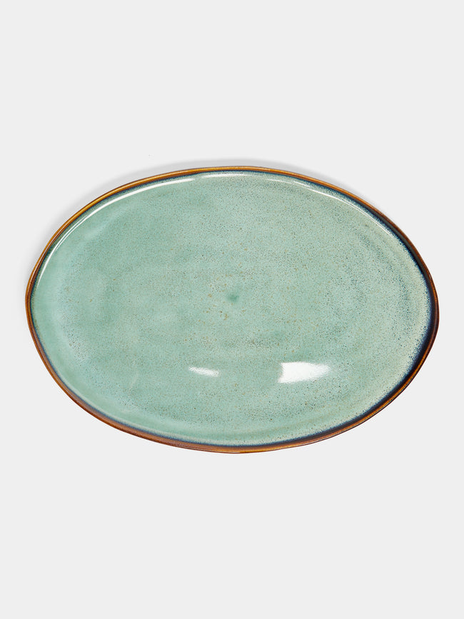 Mervyn Gers Ceramics - Oval Platter - Blue - ABASK - 