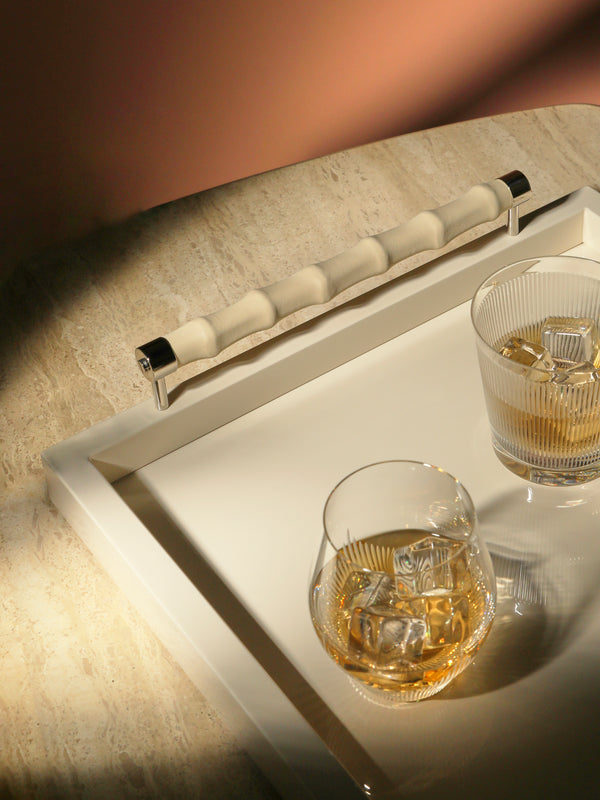 Riviere - Lacquered Leather Tray -  - ABASK