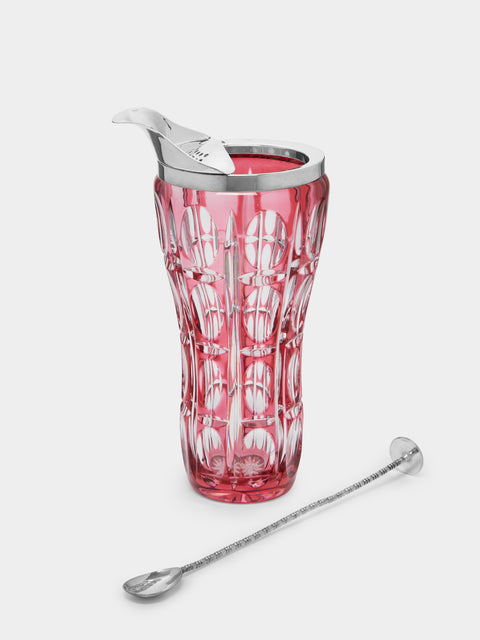 Antique and Vintage - 1950s Val Saint Lambert Crystal Cocktail Mixing Jug -  - ABASK - 