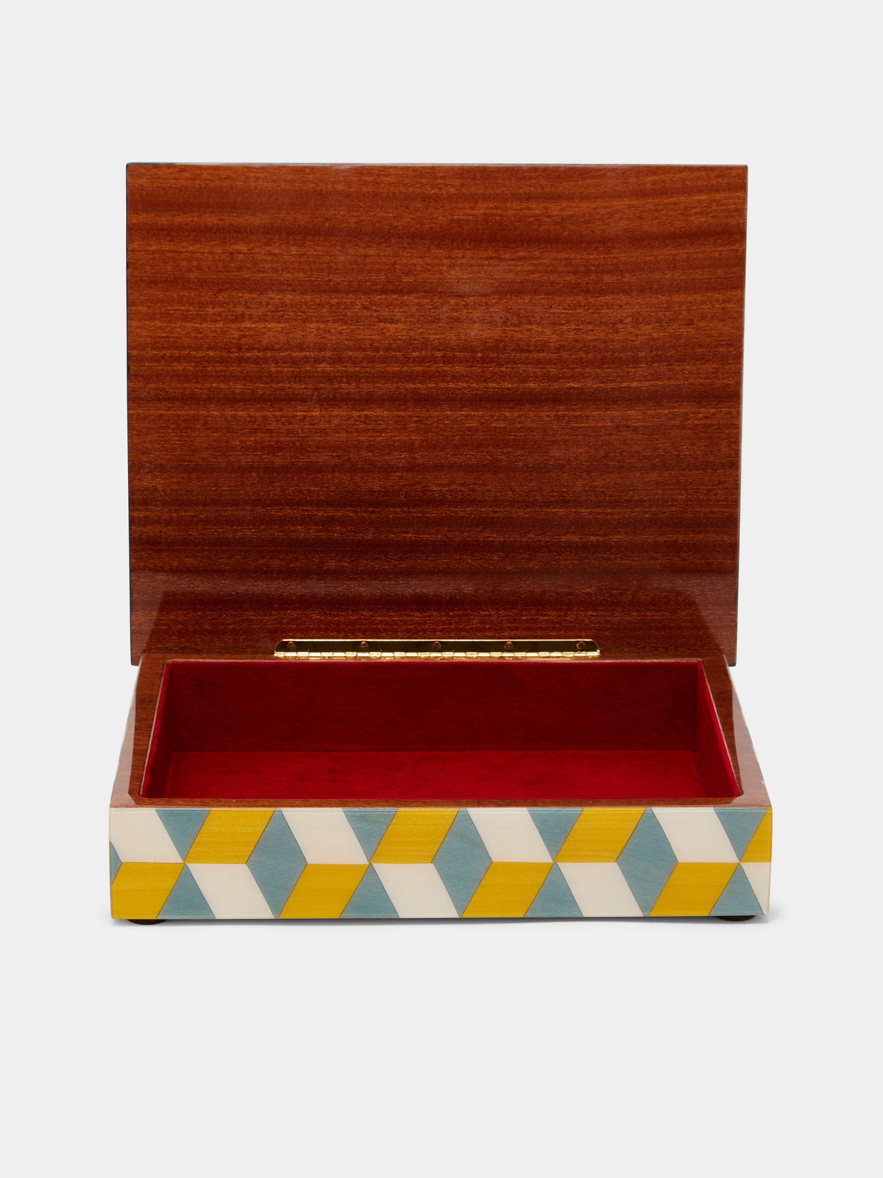 Multiple Geometric Wood Inlay Box by Biagio Barile | ABASK