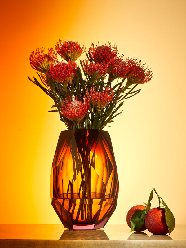 Moser - Montagne Hand-Blown Crystal Vase -  - ABASK