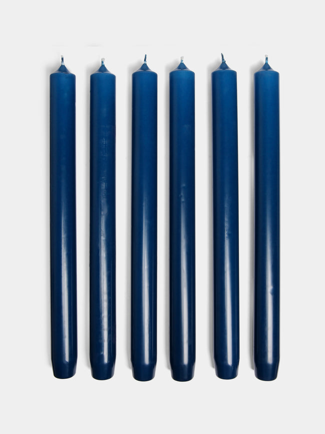 Trudon - Large Tapered Candles (Set of 6) - Blue - ABASK - 