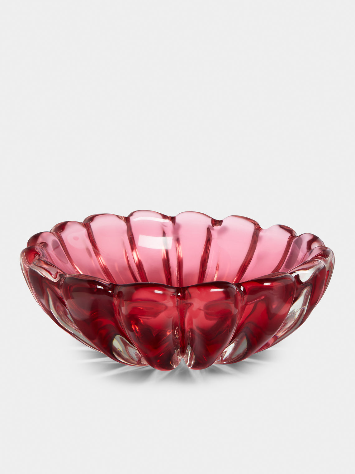 Antique and Vintage - 1955 Seguso Vetri D'art Murano Glass Bowl (Set of 2) - Pink - ABASK