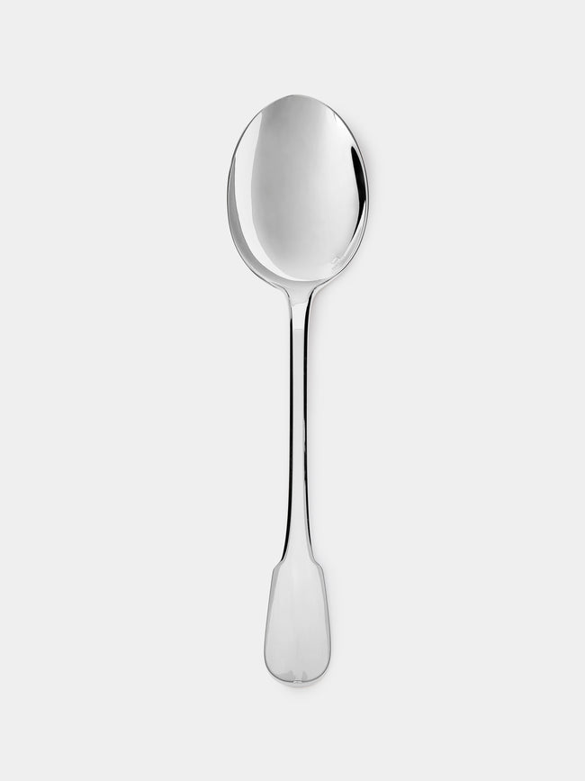 Christofle - Cluny Silver Plated Salad Serving Spoon - Silver - ABASK - 