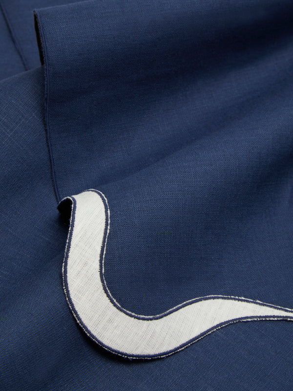 Los Encajeros - Zurbano Embroidered Linen Napkins (Set of 4) -  - ABASK