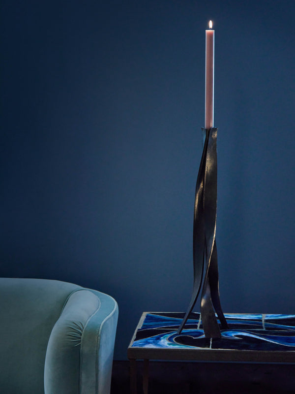 Osanna Visconti - Nastro Hand-Cast Bronze Candle Holder -  - ABASK