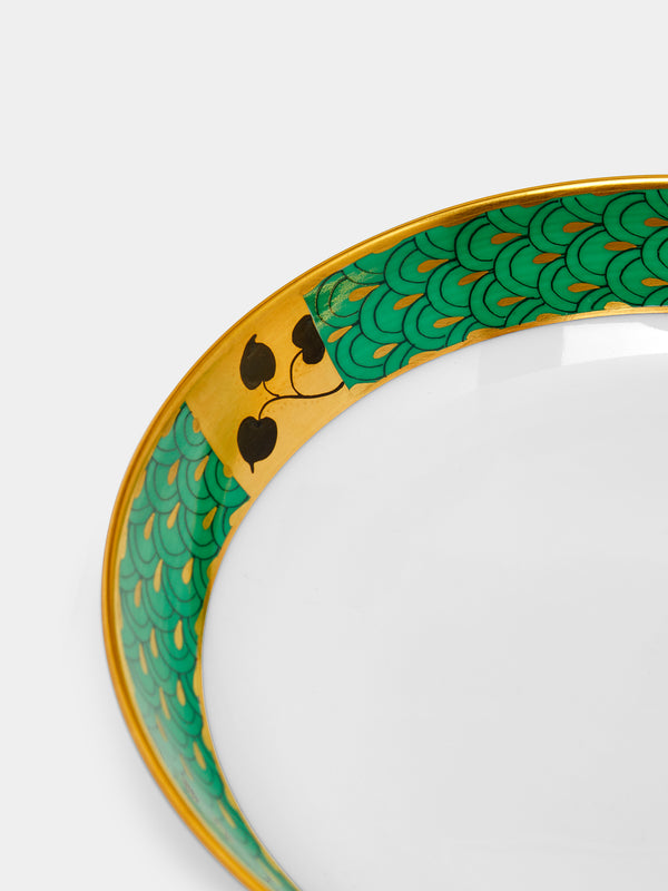 Augarten - Secession Hand-Painted Porcelain Round Candy Dish - ABASK