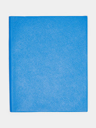 Smythson - Portobello Leather Notebook - Blue - ABASK - 