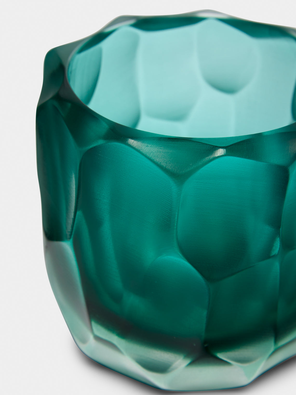 Micheluzzi Glass - Rullo Acqua Hand-Blown Murano Glass Vase -  - ABASK