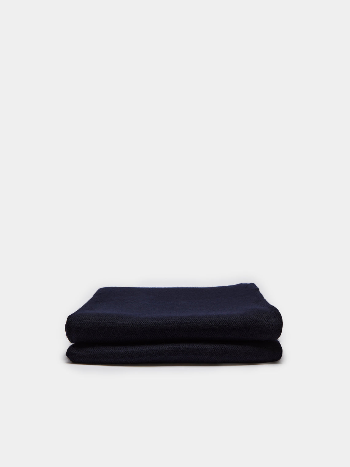 Rose Uniacke - Hand-Dyed Cashmere Large Blanket - Blue - ABASK