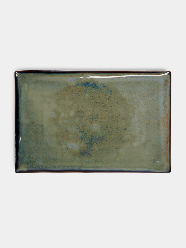 Mervyn Gers Ceramics - Rectangular Serving Platter - Green - ABASK - 