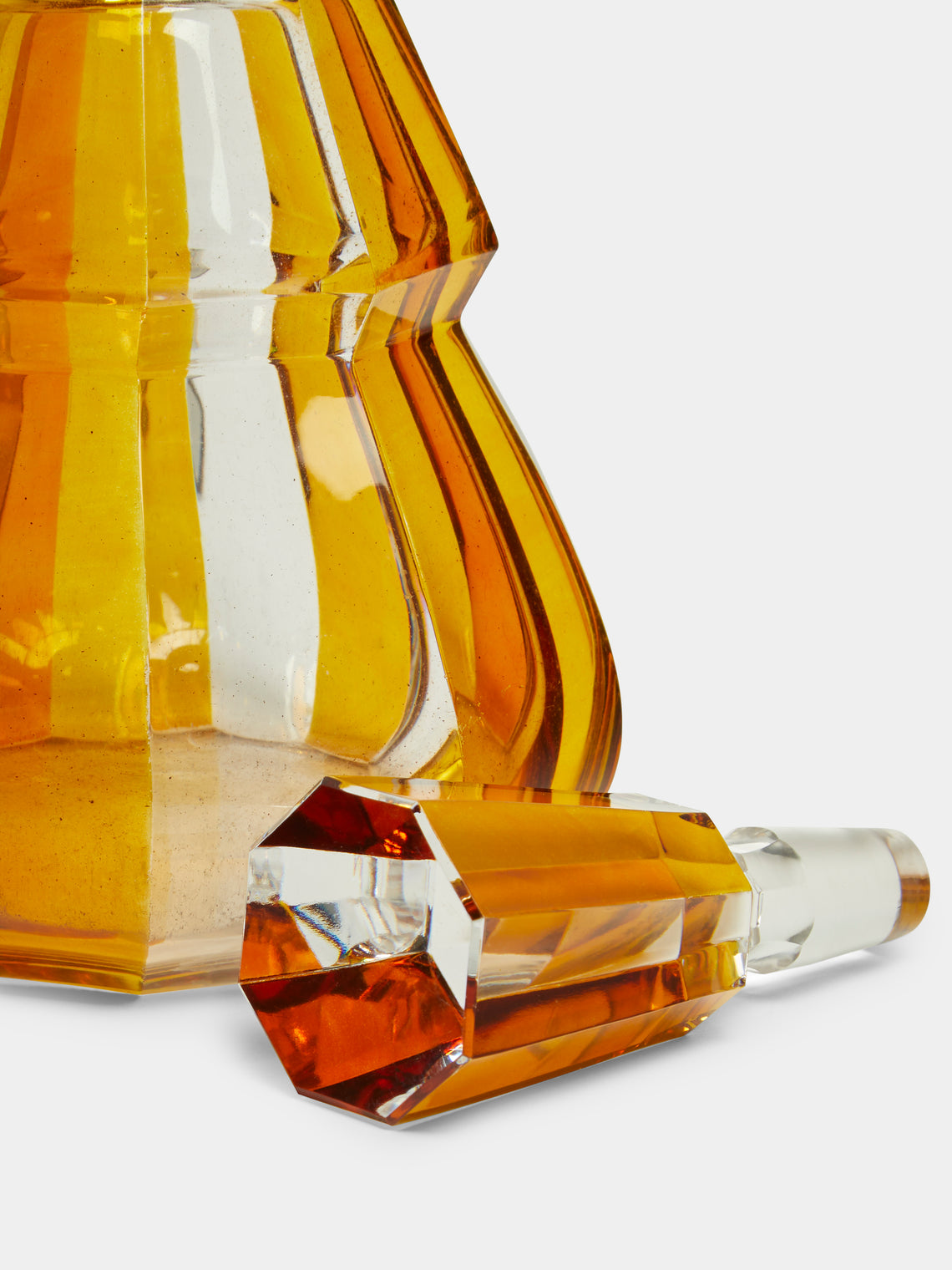 Antique and Vintage - 1960s Italian Decanter - Clear - ABASK