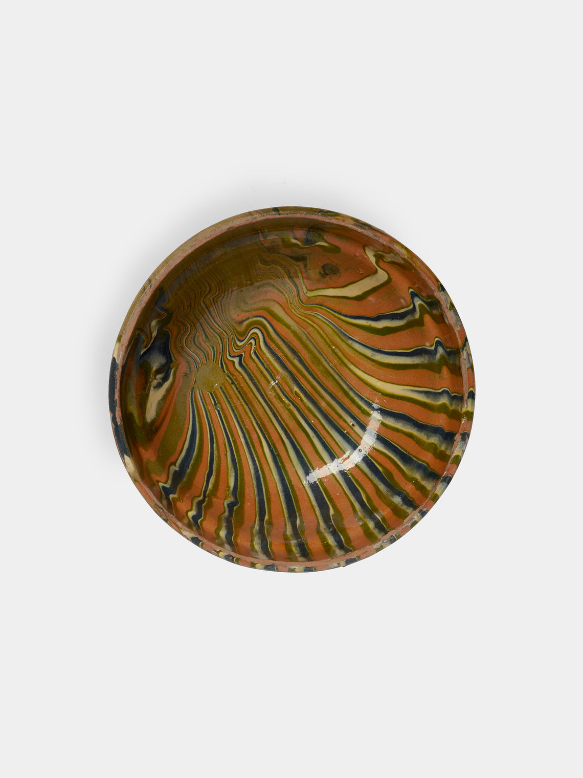 Antique and Vintage - 1950-1970 Romanian Bowl - Green - ABASK