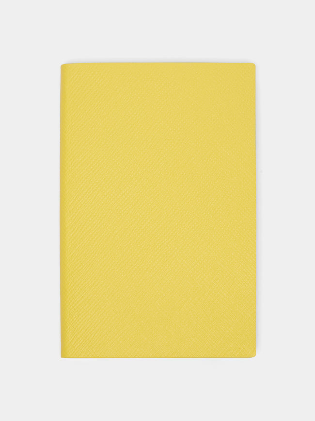 Smythson - Chelsea Leather Notebook - Yellow - ABASK - 