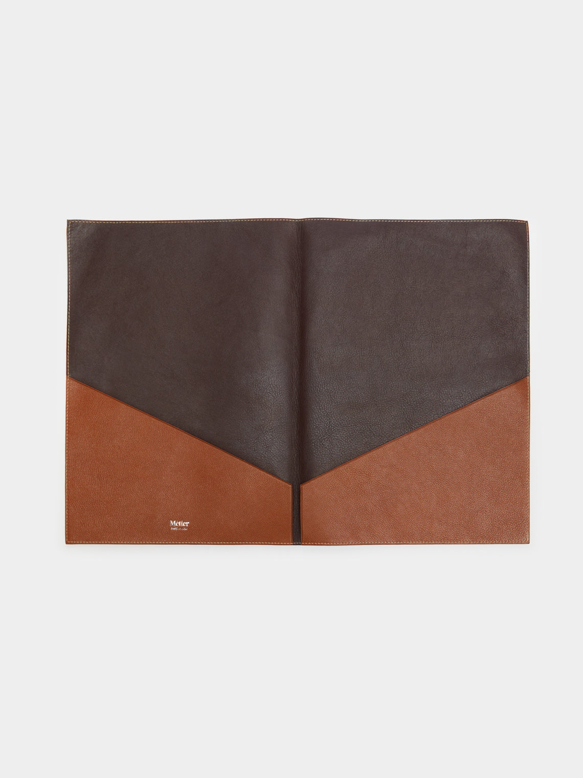 Métier - Leather A4 Document Folder - Brown - ABASK