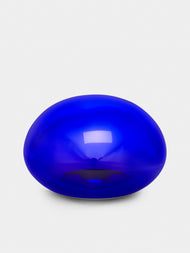 Giberto - Hand-Blown Murano Glass Paperweight - Blue - ABASK - 