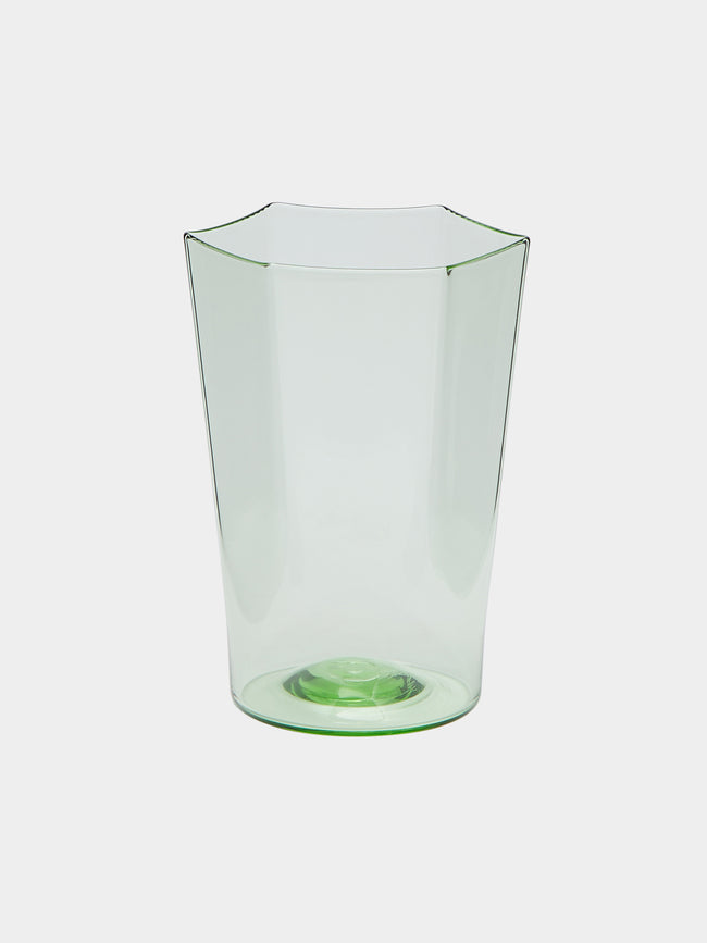 Yali Glass - Venexia Small Murano Glass Tumbler - Green - ABASK - 