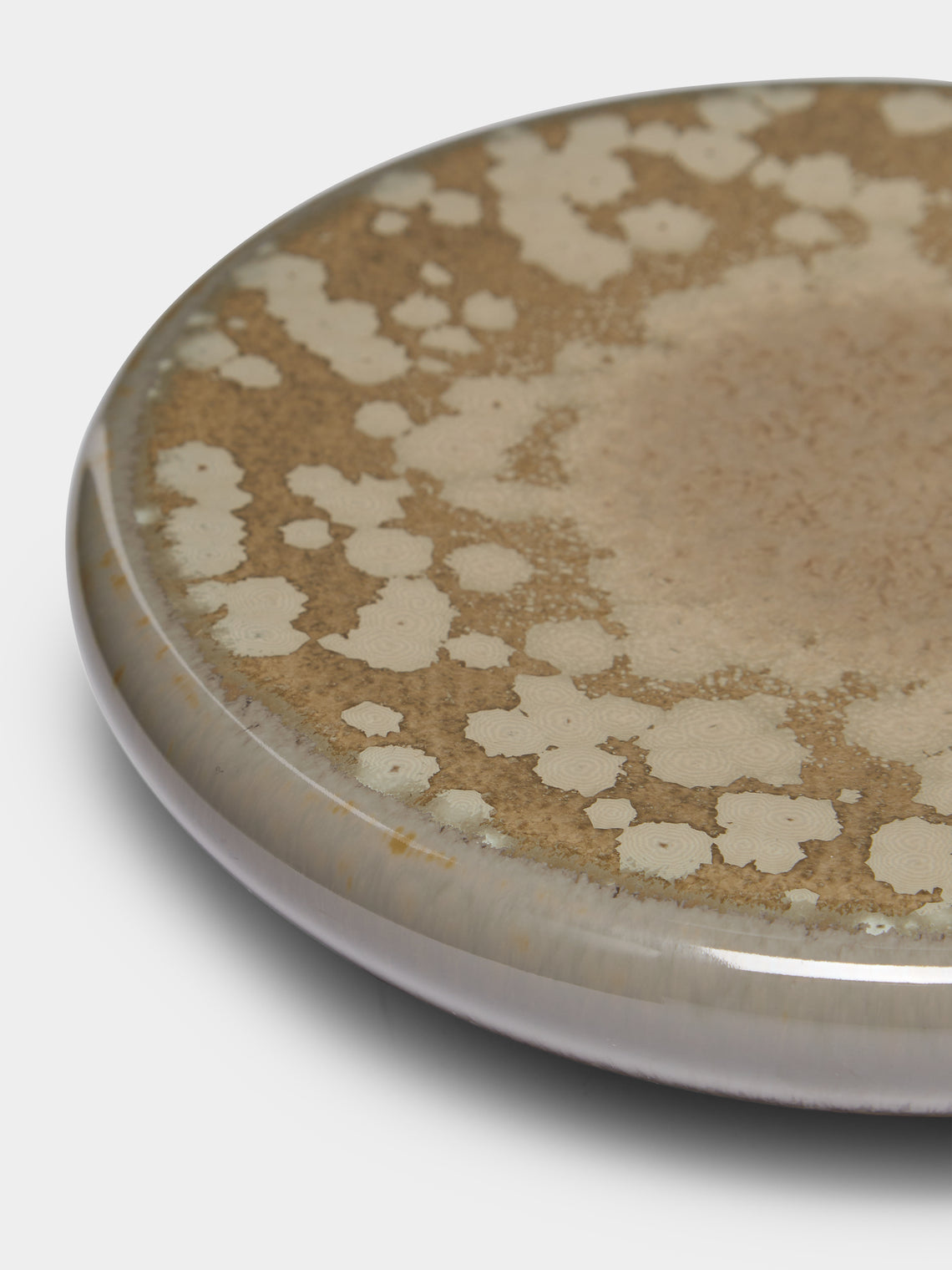 Jaune de Chrome - Basmati Bubble Porcelain Small Plate -  - ABASK