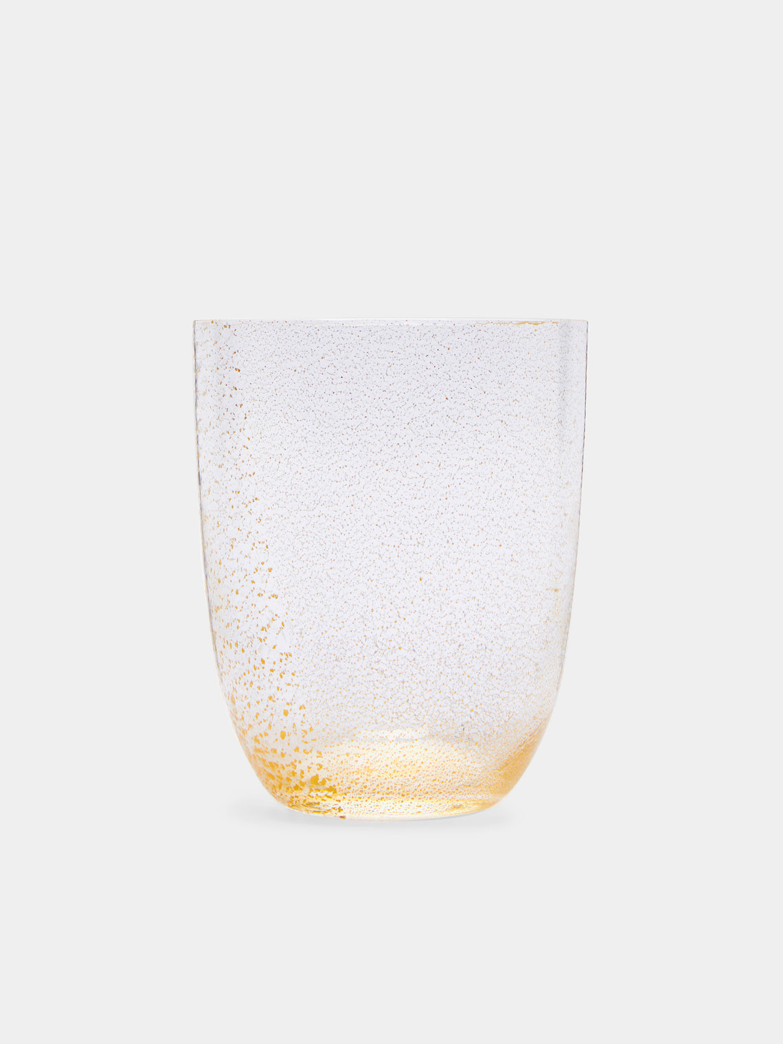 NasonMoretti - Aliseo Hand-Blown Murano Glass Water Tumbler - Gold - ABASK