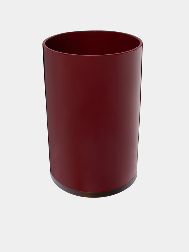 The Lacquer Company - Round Bin - Red - ABASK - 