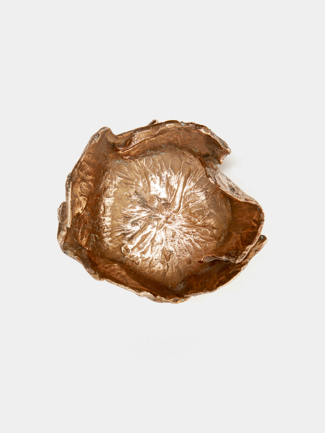 Osanna Visconti - Naturalism Hand-Cast Bronze Small Bowl - Metallics - ABASK