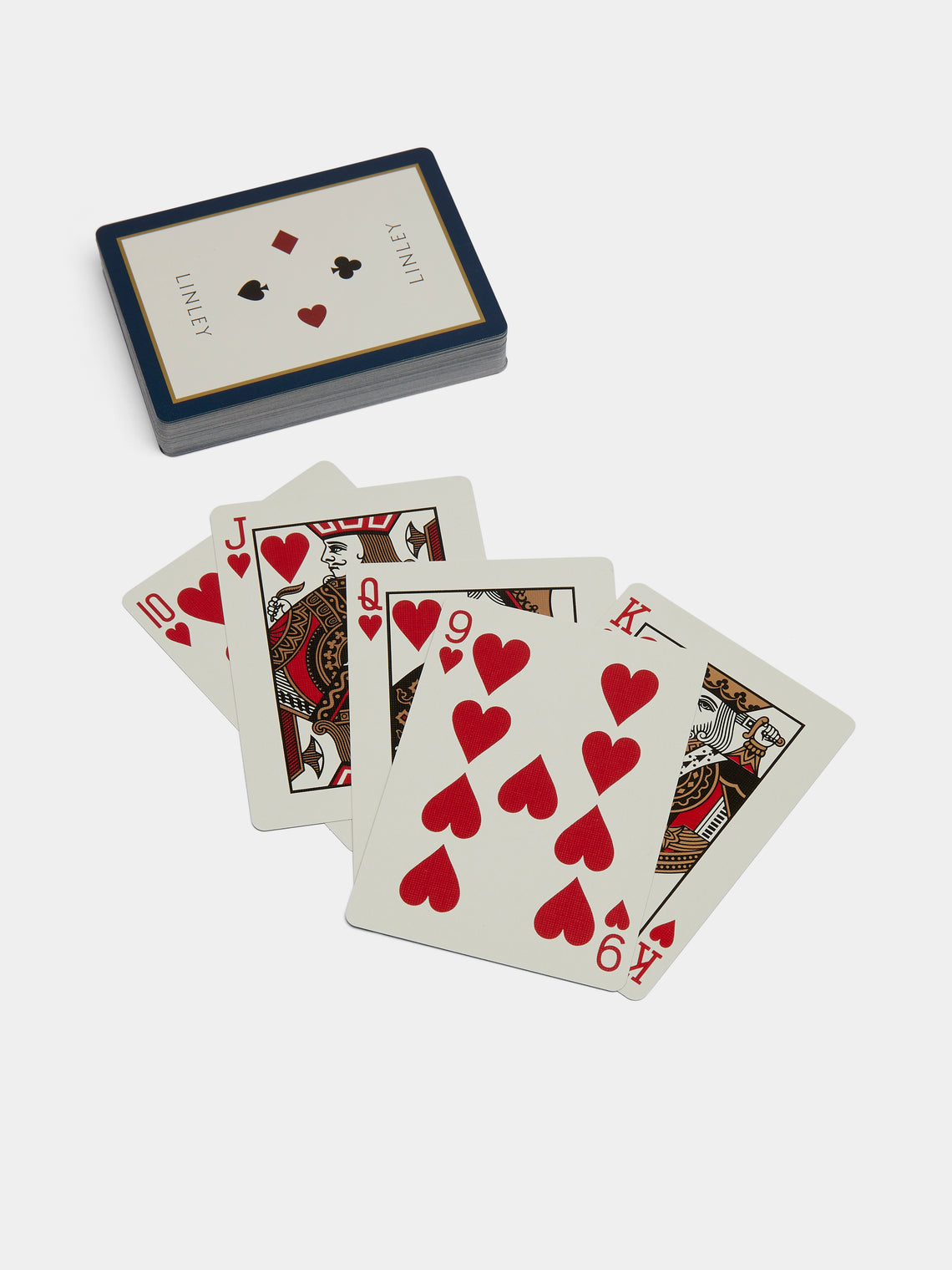Linley - Marquetry Wood Playing Cards Set -  - ABASK