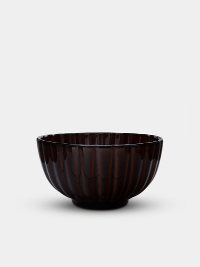 Kaneko Kohyo - Giyaman Urushi Ceramic Deep Bowls (Set of 4) - Brown - ABASK - 