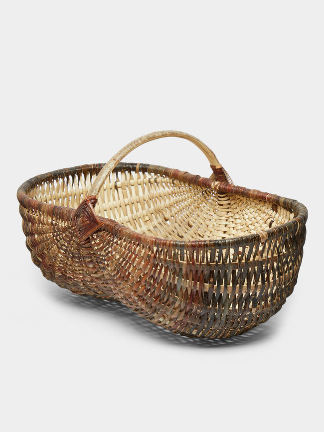 Benjamin Nauleau - Handwoven Willow Deep Gathering Basket -  - ABASK - 