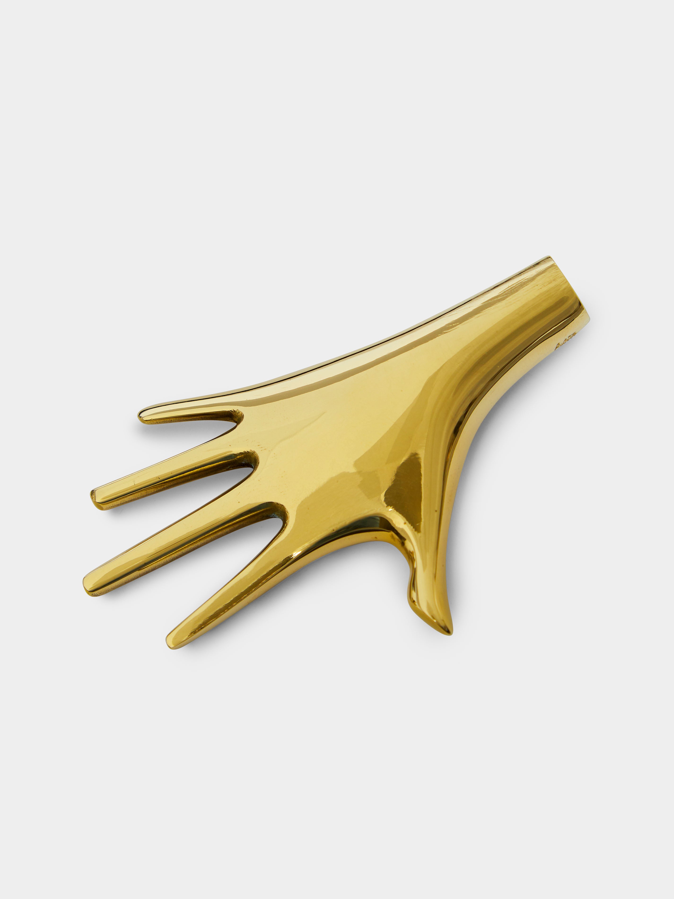 Hand Paperweight Metallics Hand Brass Paperweight by Carl Auböck | ABASK