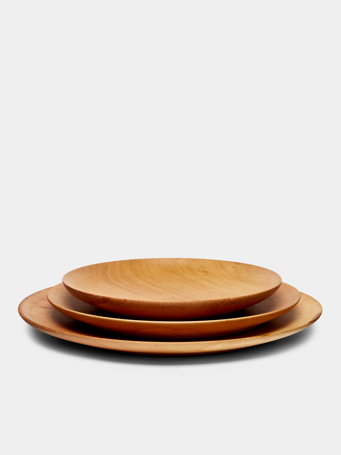 Antonis Cardew - Hand-Turned Pear Wood Large Plate - Beige - ABASK