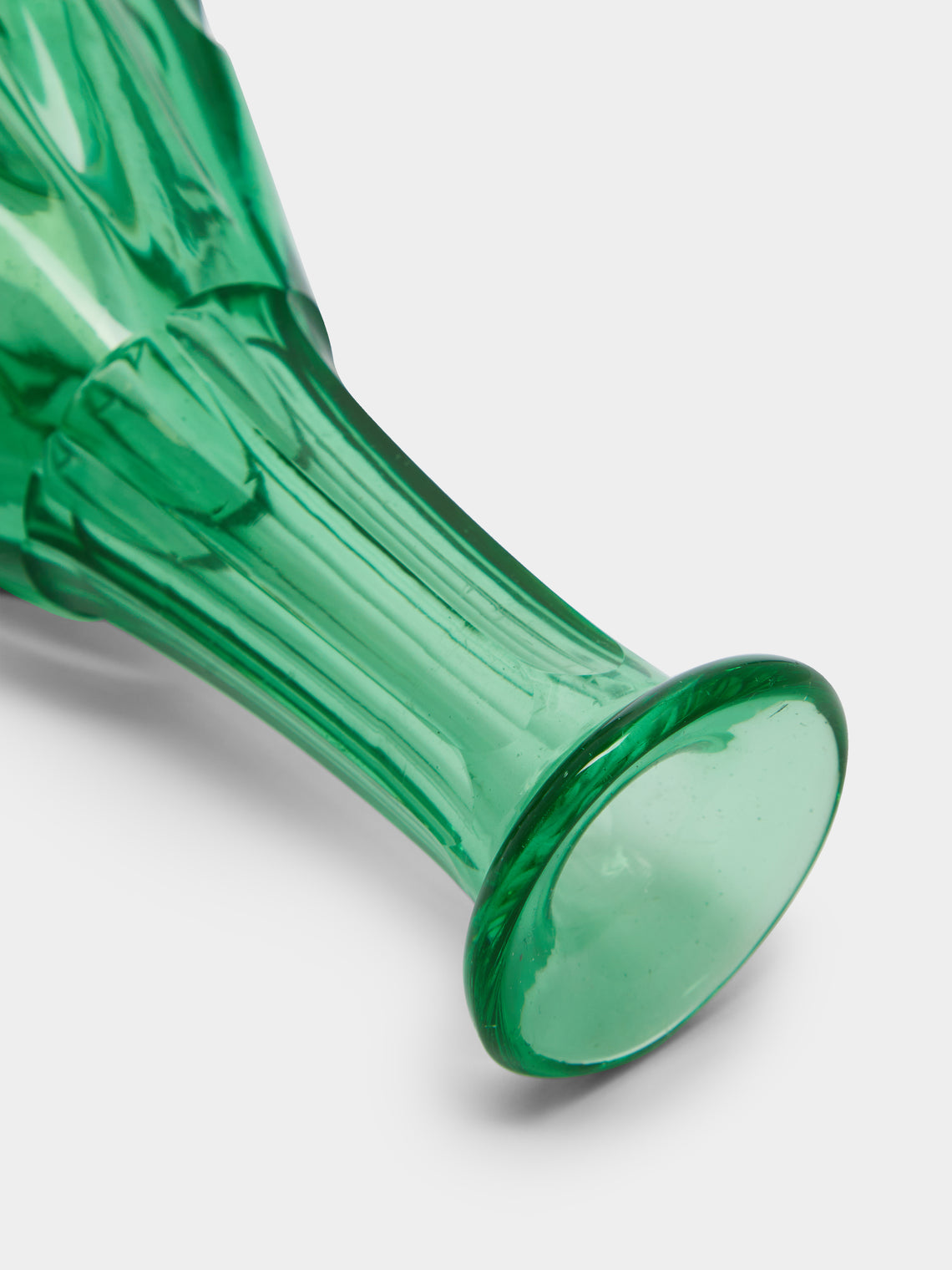 Antique and Vintage - 1930s Arts & Crafts Lens-Cut Glass Decanter (Set of 2) -  - ABASK