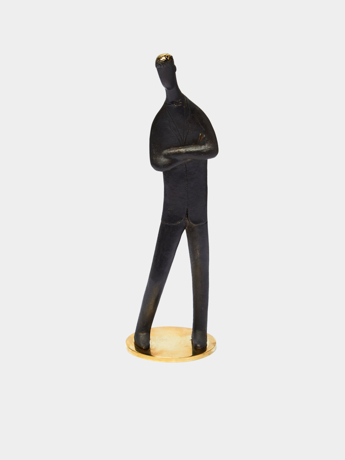 Carl Auböck - 'My Son' Brass Sculpture - Black - ABASK - 