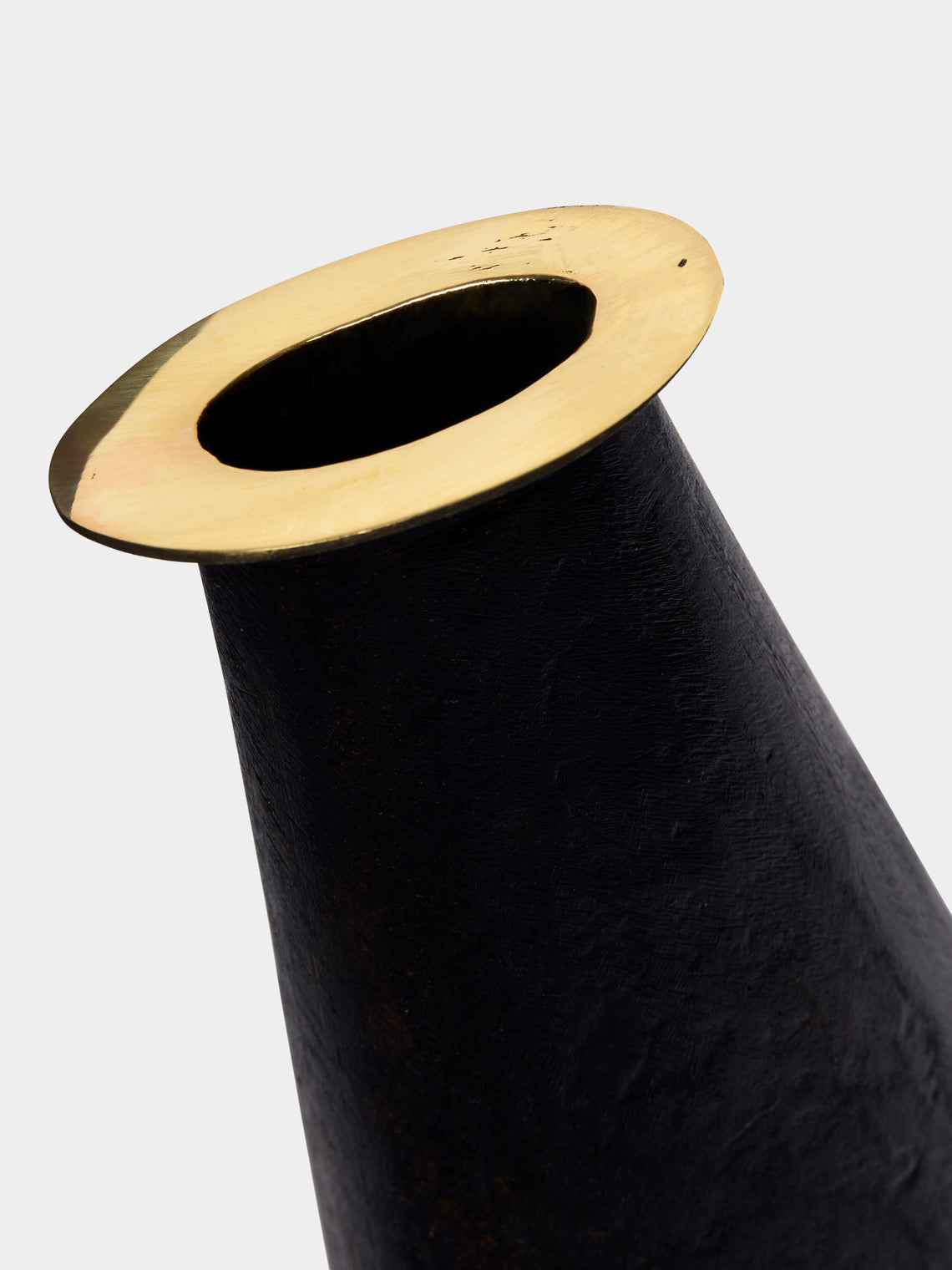 Carl Auböck - Collar Brass Vase - Black - ABASK