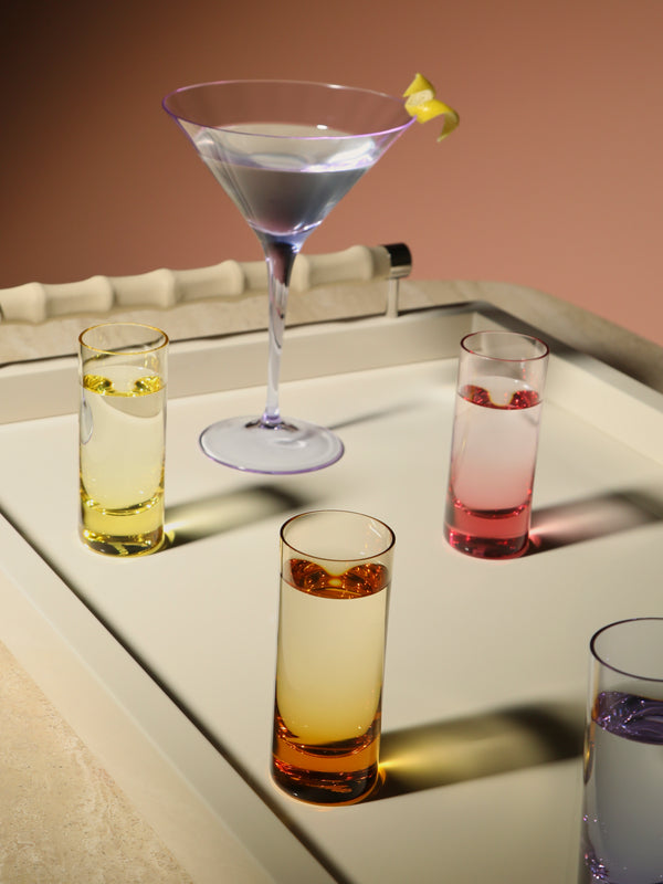 Moser - Hand-Blown Crystal Coloured Shot Glasses (Set of 4) -  - ABASK