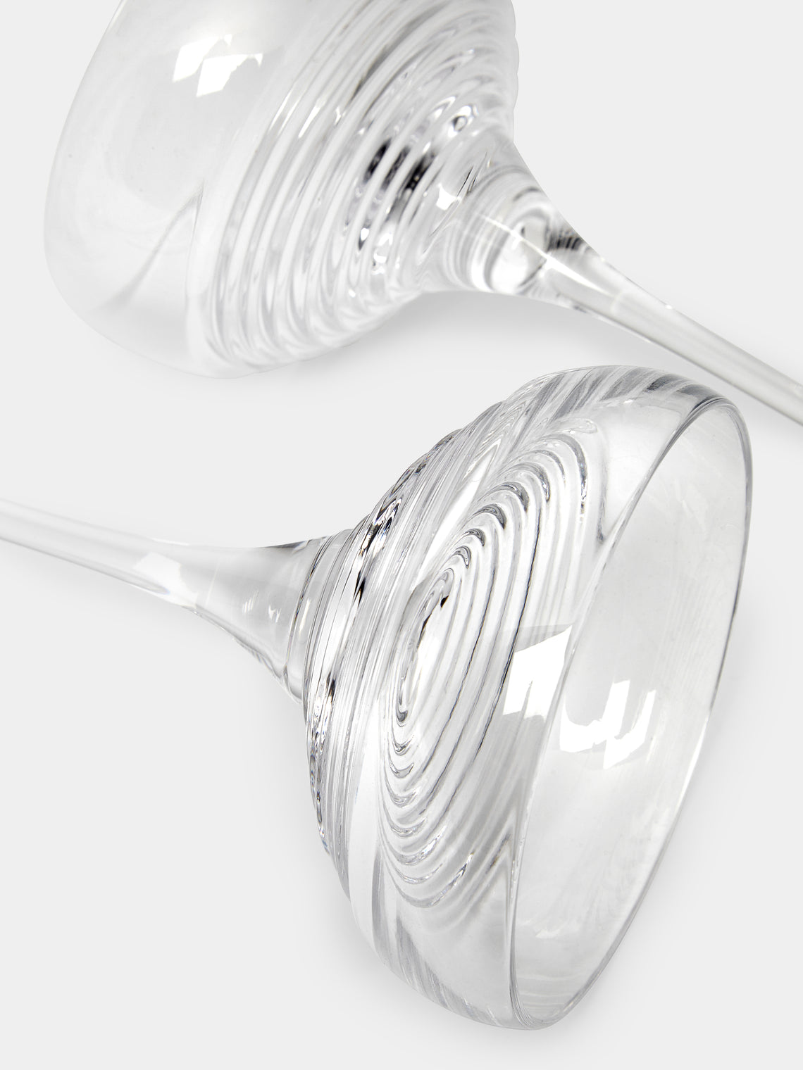 Waterford - Circon Hand-Blown Champagne Coupes (Set of 2) - Clear - ABASK