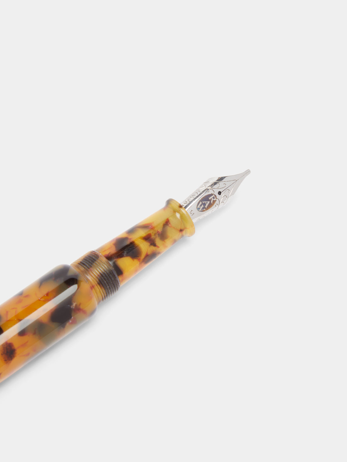 R A W - Resin Fountain Pen - Brown - ABASK