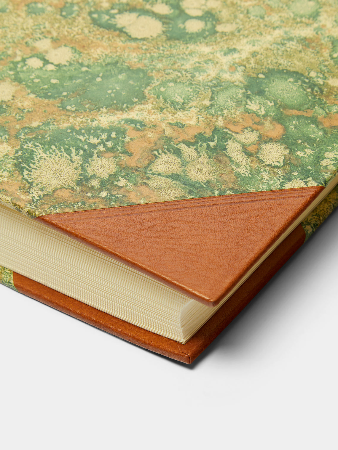 Hand-Marbled Leather Bound Large Photo Album