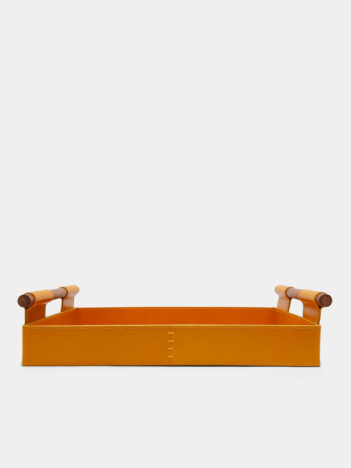 Rabitti 1969 - Sorrento Leather Tray - Yellow - ABASK