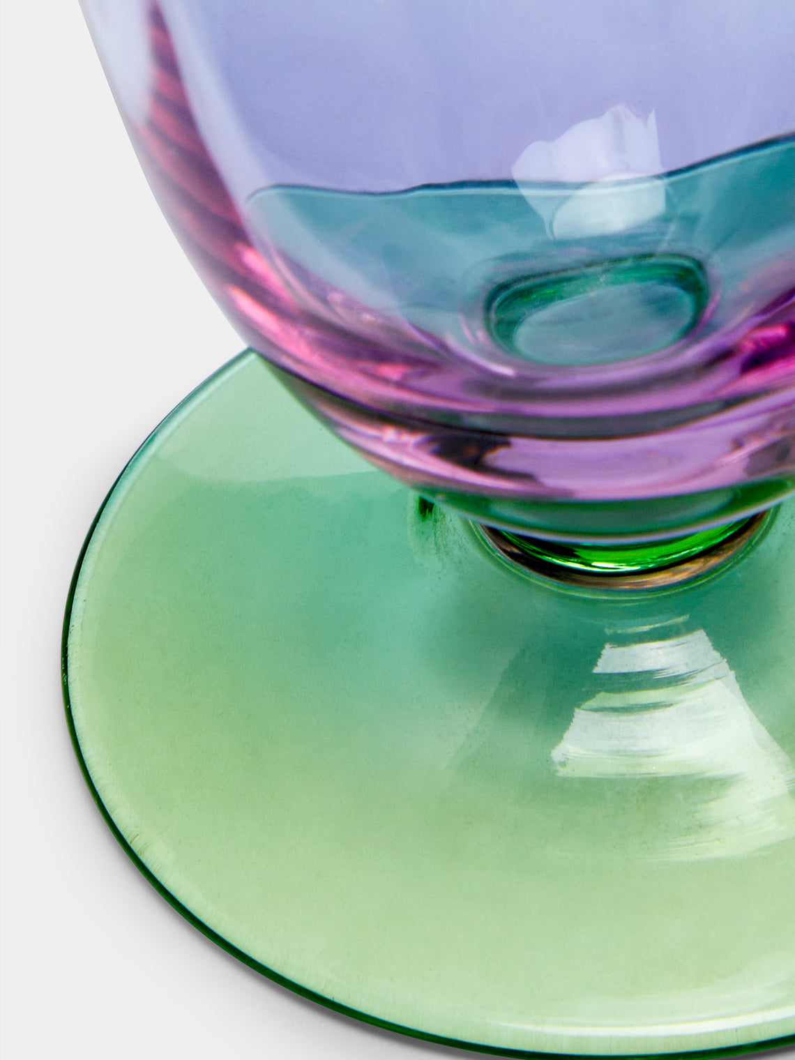 Archive Revival 1982 Hand-Blown Murano Water Glass