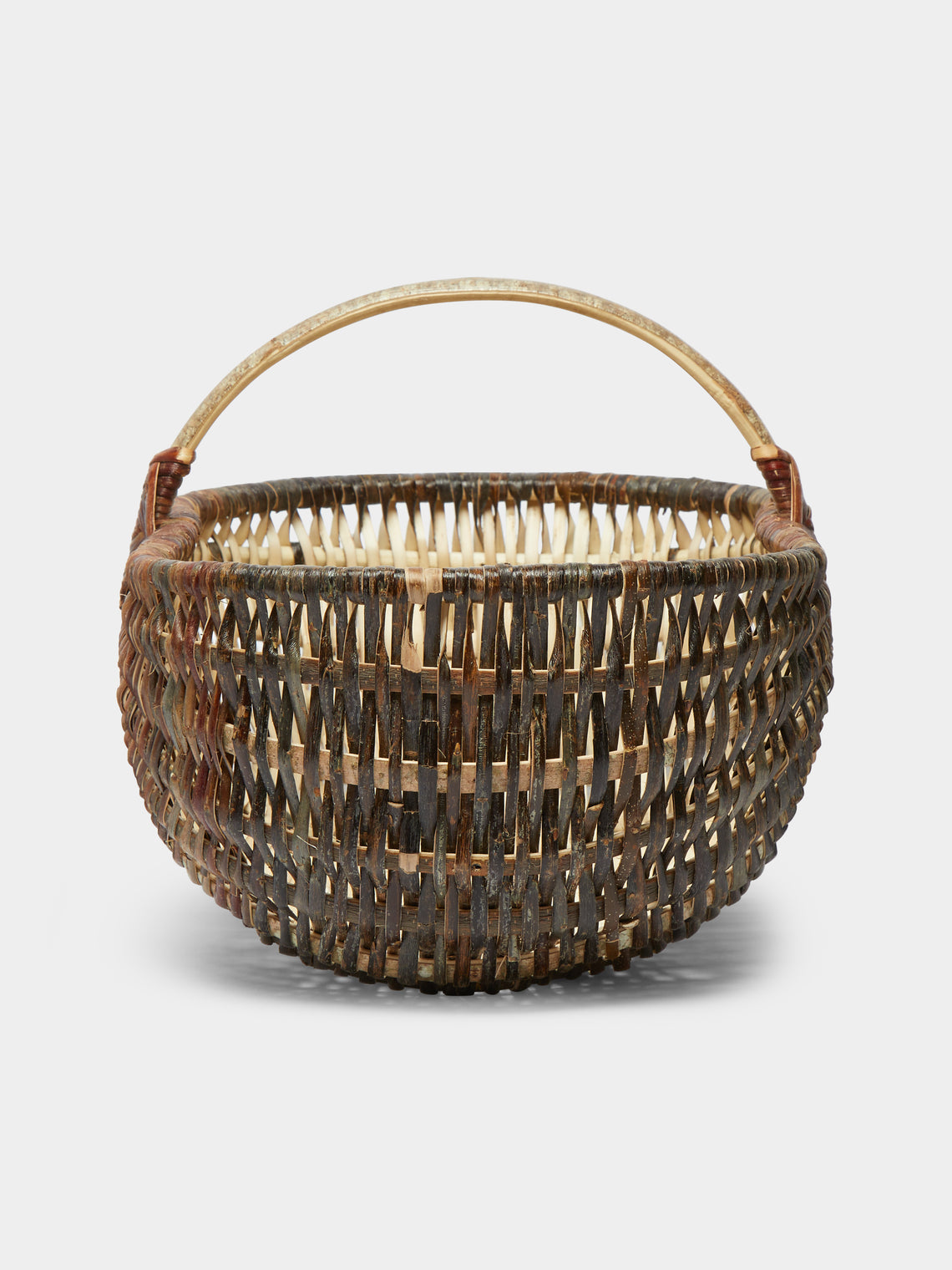 Benjamin Nauleau - Handwoven Willow Deep Gathering Basket -  - ABASK