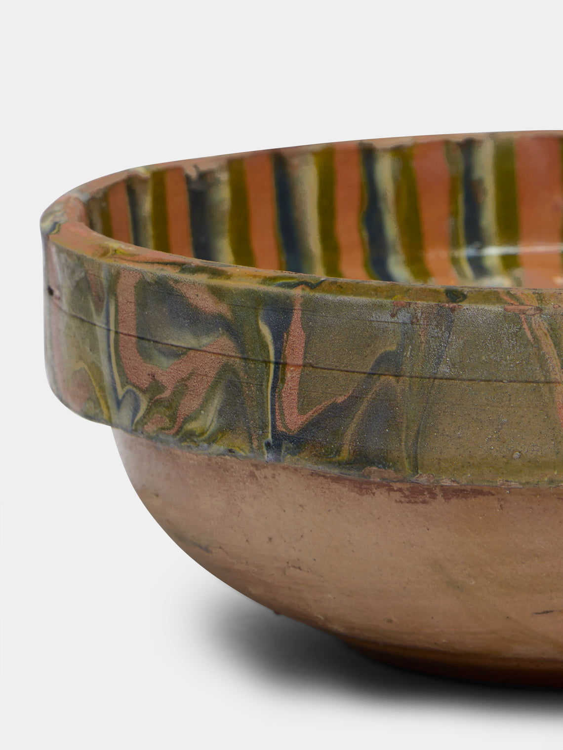 Antique and Vintage - 1950-1970 Romanian Bowl - Green - ABASK