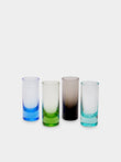 Moser - Hand-Blown Crystal Coloured Shot Glasses (Set of 4) - Multiple - ABASK - 