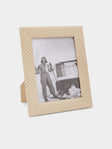 Riviere - Woven Leather Photo Frame -  - ABASK - 