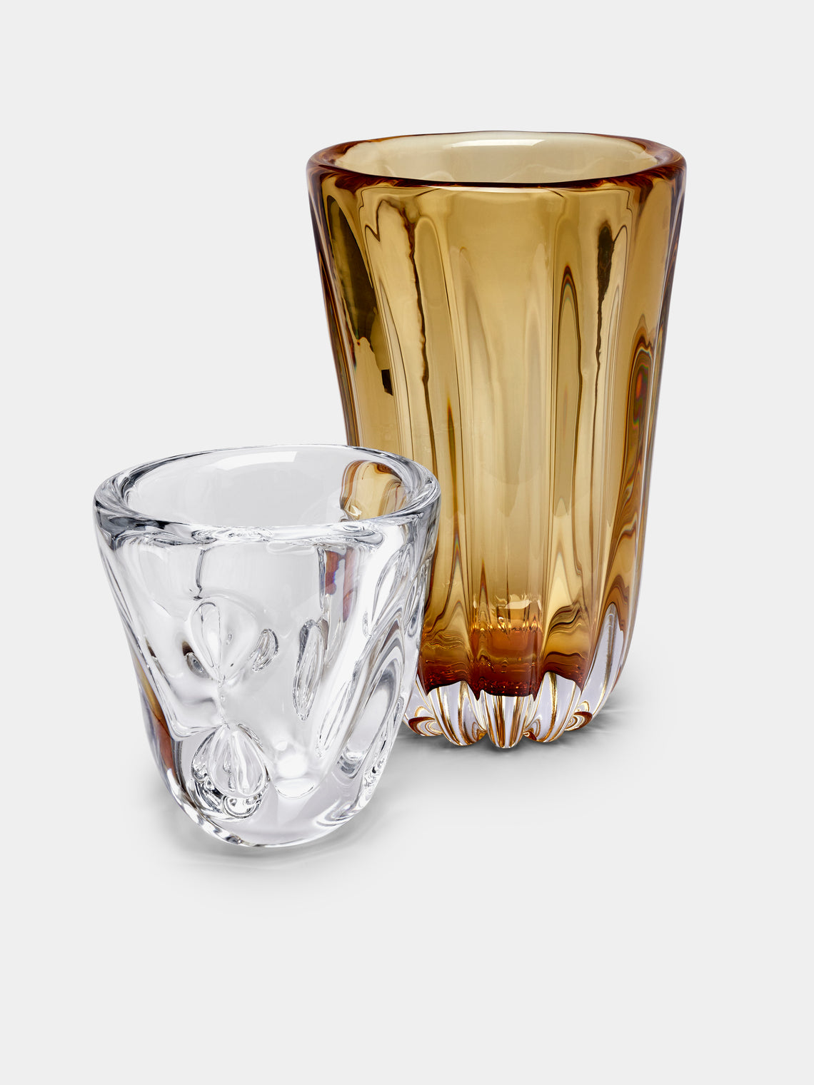 Yali Glass - Fiori Large Murano Glass Vase - Yellow - ABASK