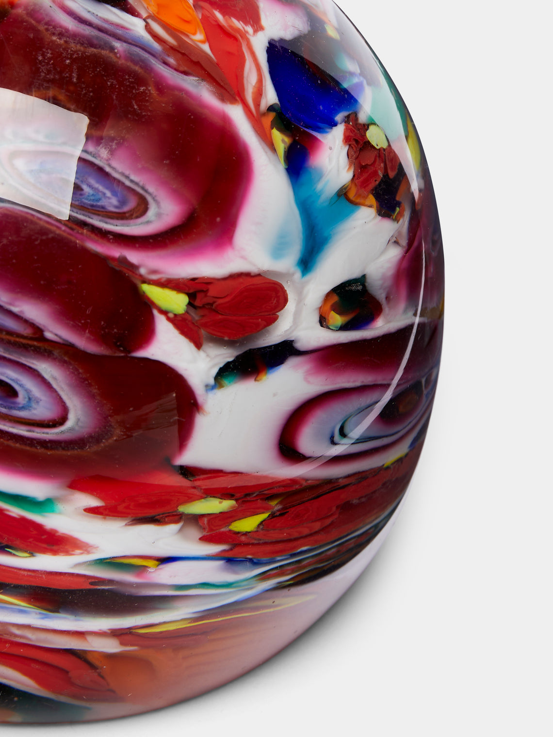 Antique and Vintage - 1970s Millefiori Murano Glass Paperweight - Multiple - ABASK