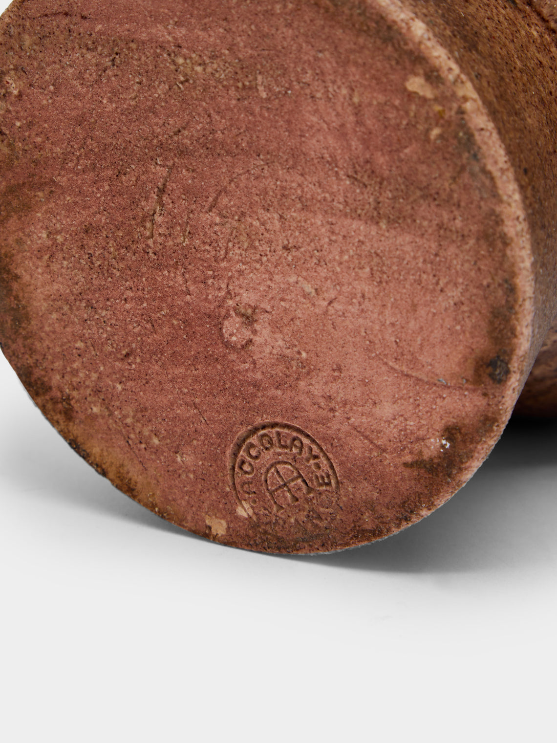 Antique and Vintage - 1970s Accolay Flower Frog Vase - Brown - ABASK